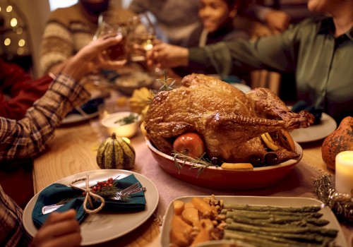 Family style Thanksgiving dinner at RARE